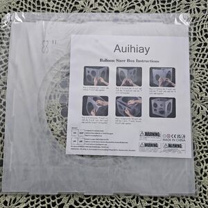 Translucent Balloon Sizer Box Panel - Clear